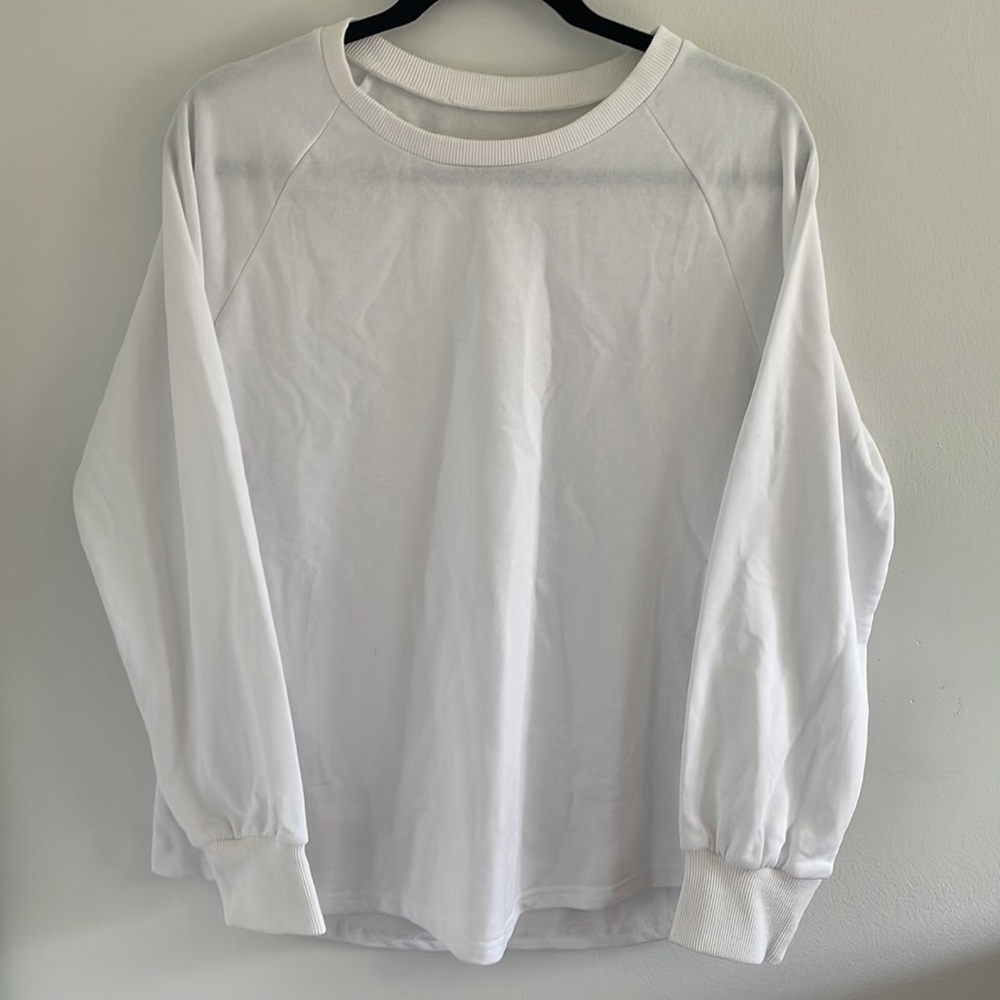 Women' Long Sleeve Loose Fit Sweatshirts Casual Crewneck
